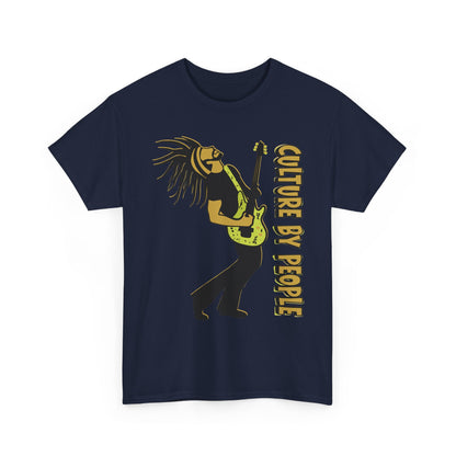 Joel Test Tee - Guitarist Rasta Tee - "Culture By People" Graphic T-Shirt