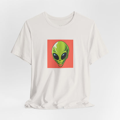 Funny Alien Surfing Unisex Short Sleeve Tee - Perfect for UFO Enthusiasts and Summer Vibes