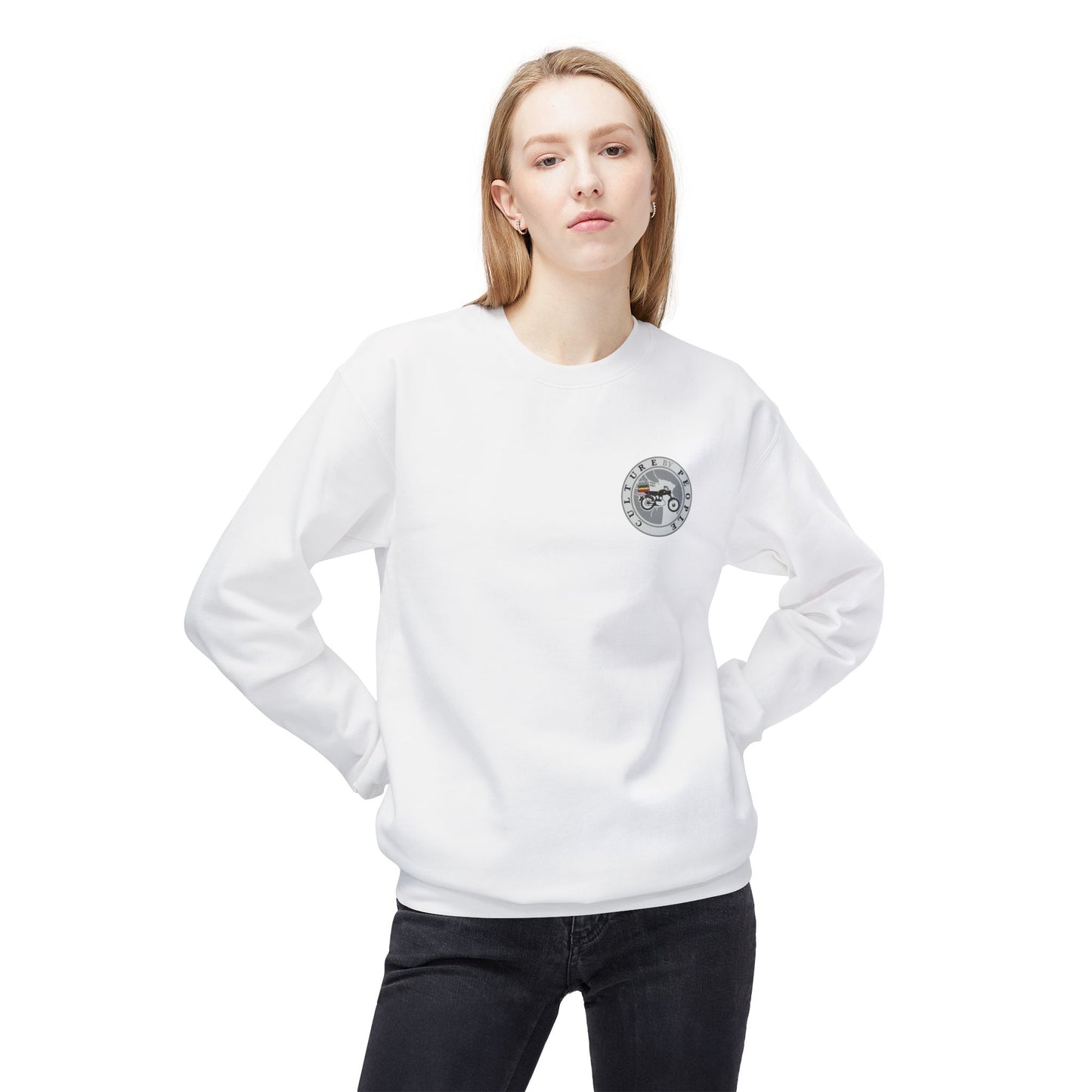 Motorcycle Culture Unisex Fleece Crewneck Sweatshirt