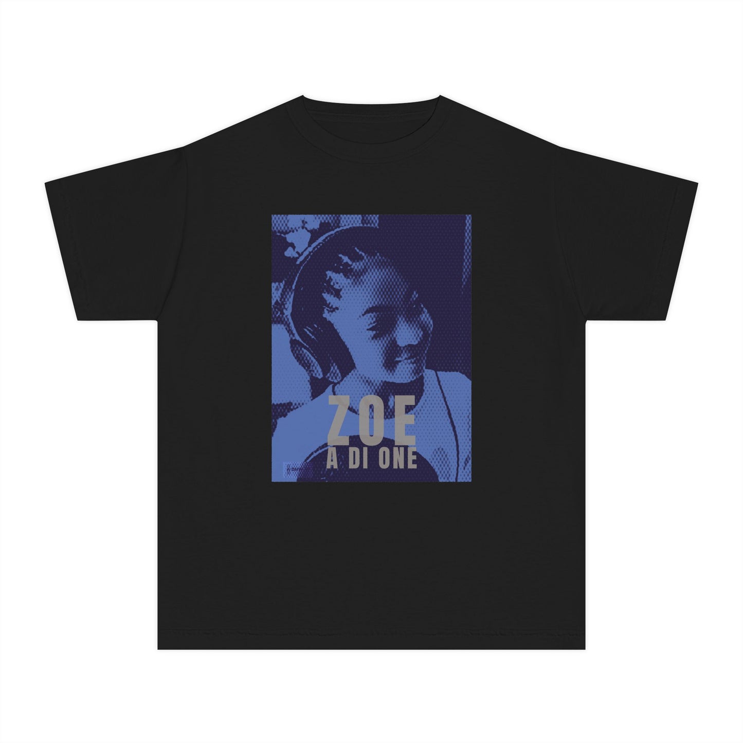 Zoe A Di One Youth Tee — Midnight Blue Edition