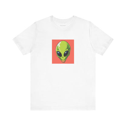 Funny Alien Surfing Unisex Short Sleeve Tee - Perfect for UFO Enthusiasts and Summer Vibes