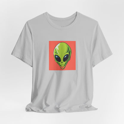 Funny Alien Surfing Unisex Short Sleeve Tee - Perfect for UFO Enthusiasts and Summer Vibes