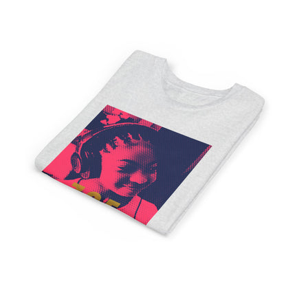 Zoe A Di One – Studio Energy Tee (Youth) | Fuchsia Pop Art Edition