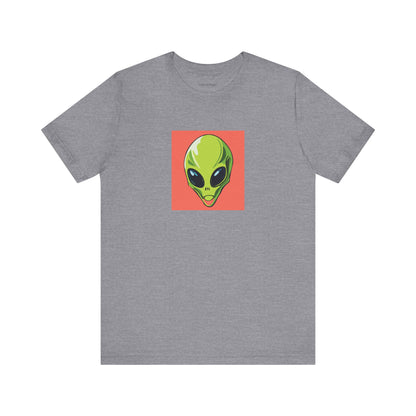 Funny Alien Surfing Unisex Short Sleeve Tee - Perfect for UFO Enthusiasts and Summer Vibes