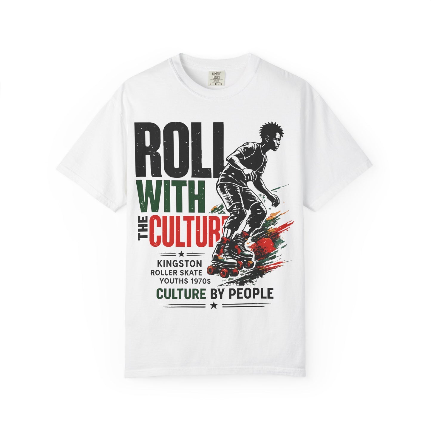 Roll With the Culture – Kingston Roller Skate Youths 1970s Garment-Dyed T-Shirt | Culture by People 2