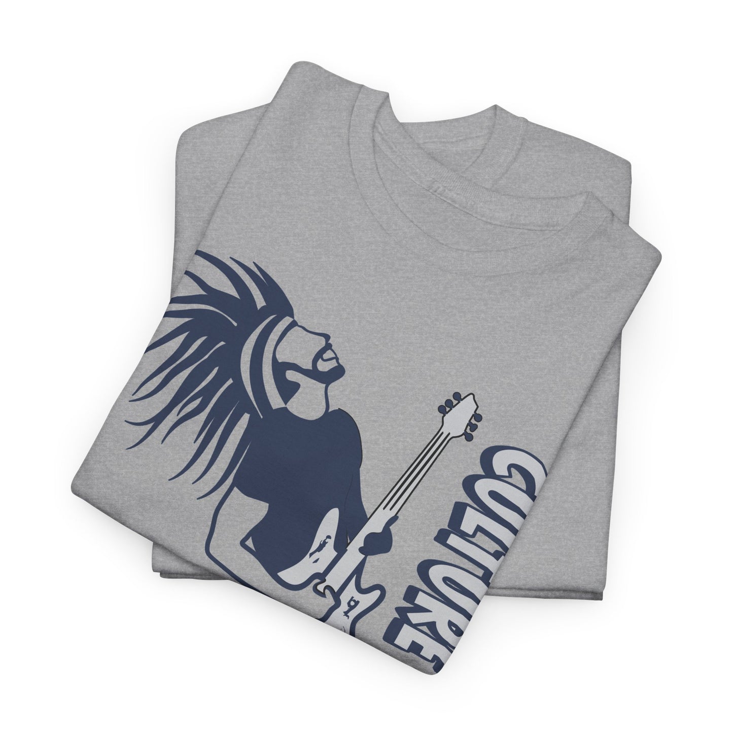 Guitarist Graphic Tee - "Culture By People" Rock Music T-Shirt