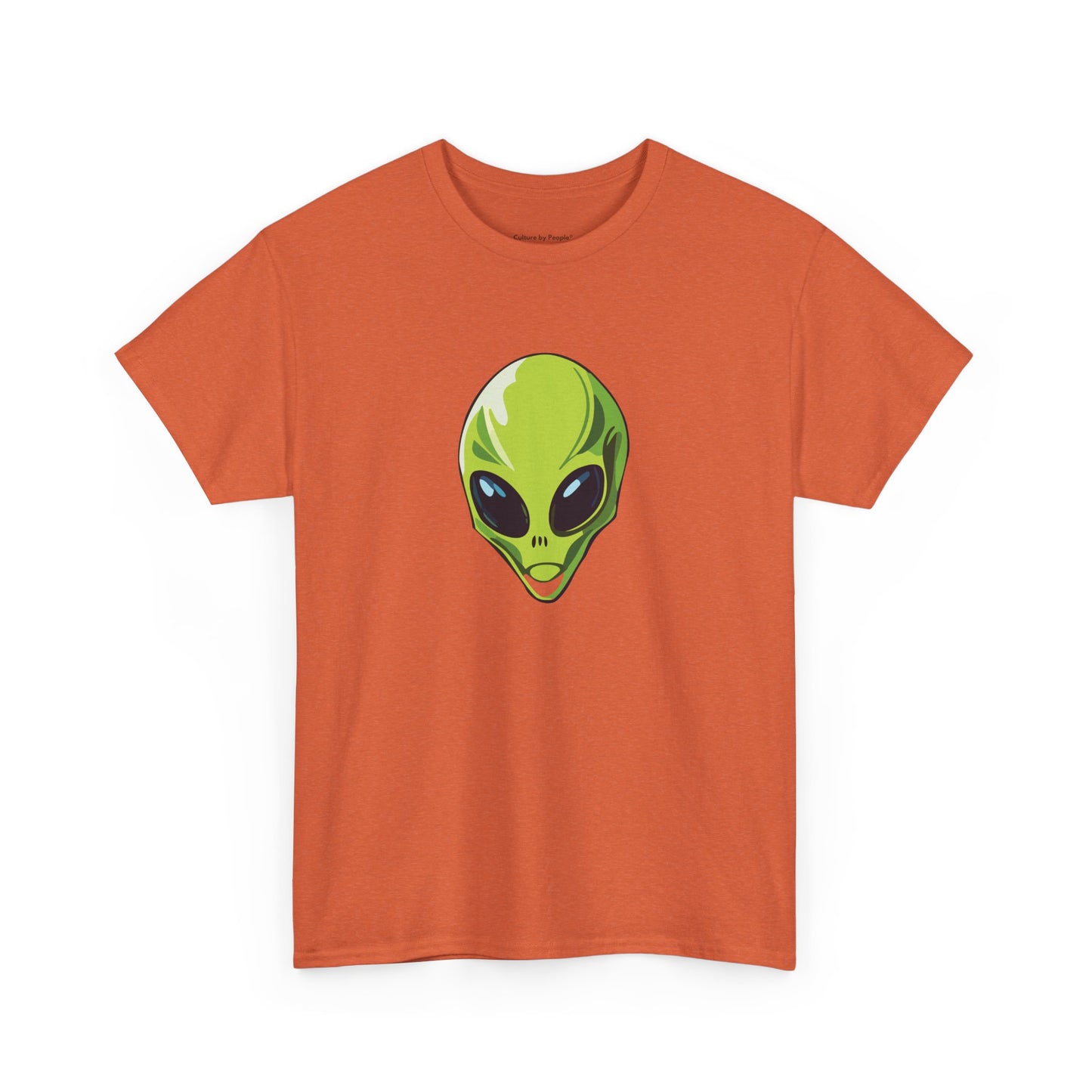 Spiky the Alien Unisex Heavy Cotton Tee - Fun Space-Themed Graphic T-Shirt