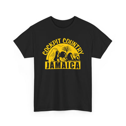 Cockpit Country Jamaica - Honors Jamaica’s Natural Soul - Black T-shirt - Global Fulfillment: US CA UK AU EU