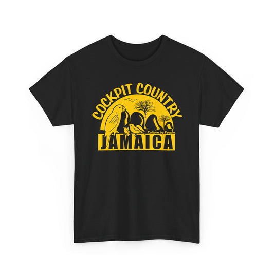 Cockpit Country Jamaica - Honors Jamaica’s Natural Soul - Black T-shirt - Global Fulfillment: US CA UK AU EU