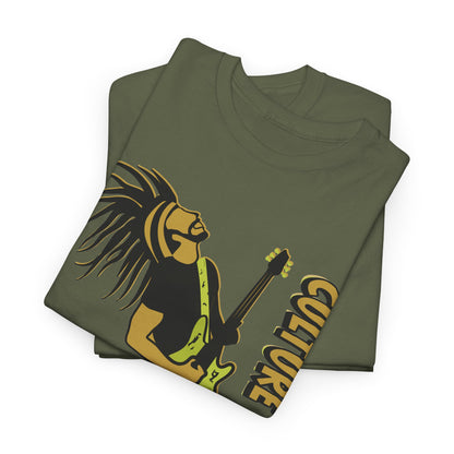 Jamaican Musician T-Shirt folded - Military Green