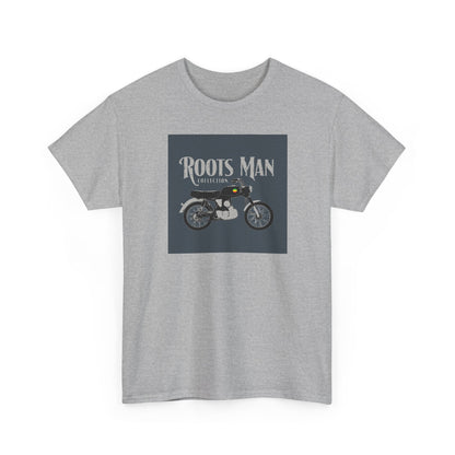 Roots Man Motorcycle Graphic T-Shirt - Front 2 - Sport Grey