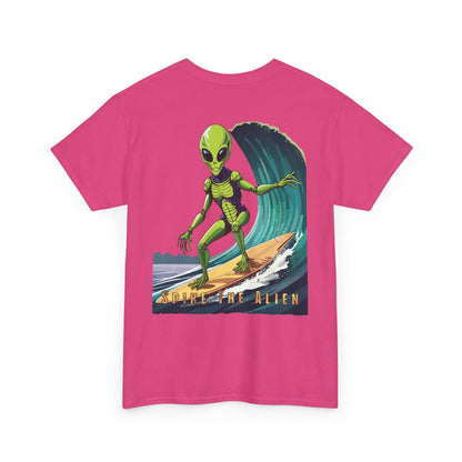 Spiky the Alien Unisex Heavy Cotton Tee - Fun Space-Themed Graphic T-Shirt