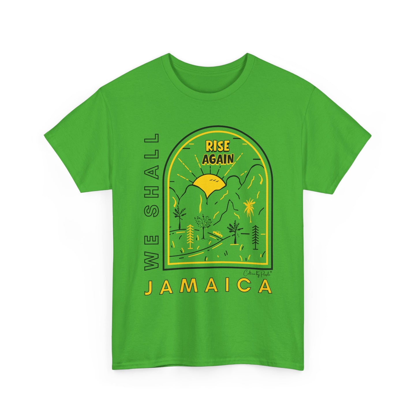 We Shall Rise Again Jamaica - Hurricane Melissa Green T-shirt