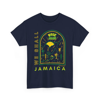 We Shall Rise Again Jamaica - Hurricane Melissa Dark T-shirts - Global Fulfillment: US CA UK AU EU