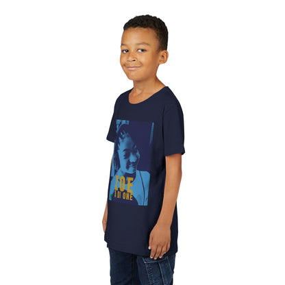 Zoe A Di One – Studio Energy Tee (Youth) | Light Sea Blue Edition
