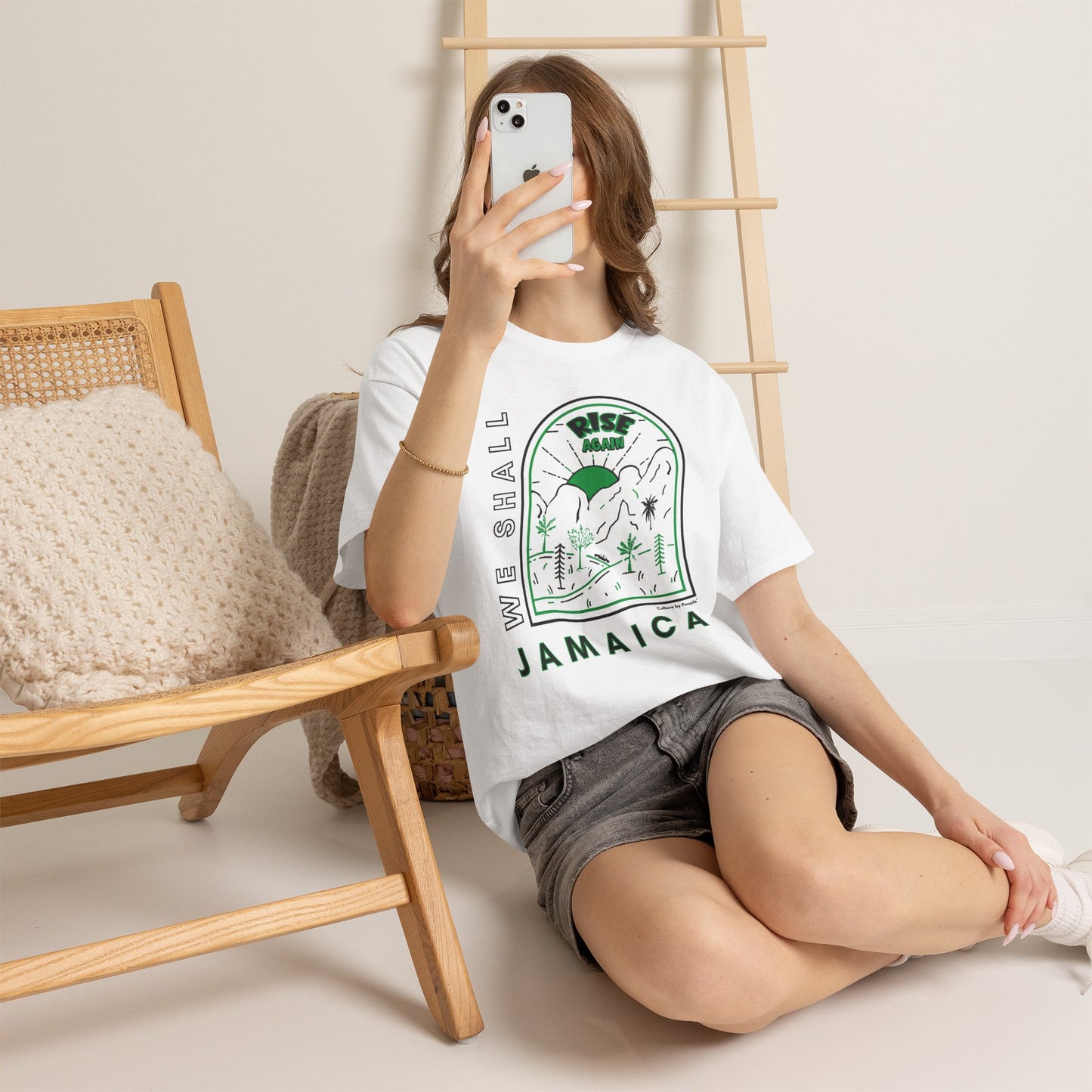 We Shall Rise Again Jamaica - Hurricane Melissa White T-shirt - Global Fulfillment: US CA UK AU EU