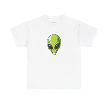 Spiky the Alien Unisex Heavy Cotton Tee - Fun Space-Themed Graphic T-Shirt