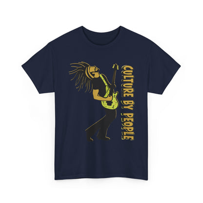 Jamaican Musician T-Shirt front view - Navy