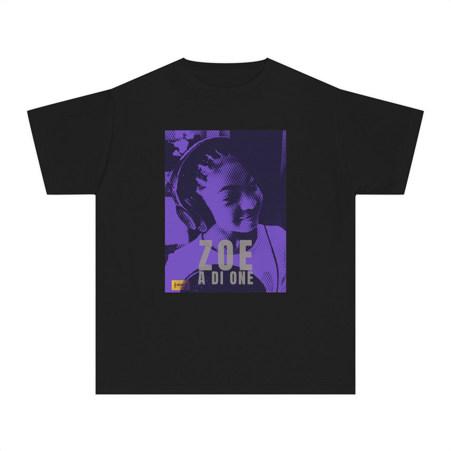 Zoe A Di One Purple Edition Youth T-Shirt – Comfort Colors Graphic Tee