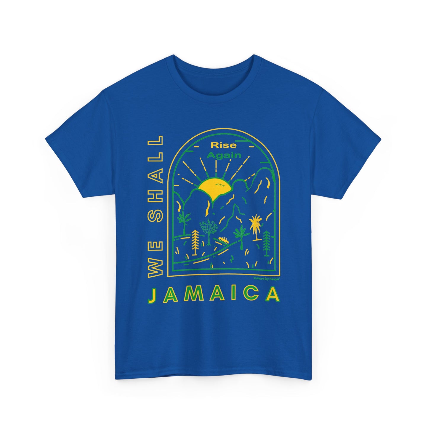 We Shall Rise Again Jamaica - Hurricane Melissa Blue T-shirt - Global Fulfillment: US CA UK AU EU