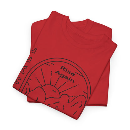 We Shall Rise Again Jamaica – Hurricane Melissa Red T-Shirt