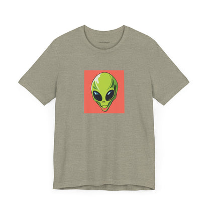 Funny Alien Surfing Unisex Short Sleeve Tee - Perfect for UFO Enthusiasts and Summer Vibes