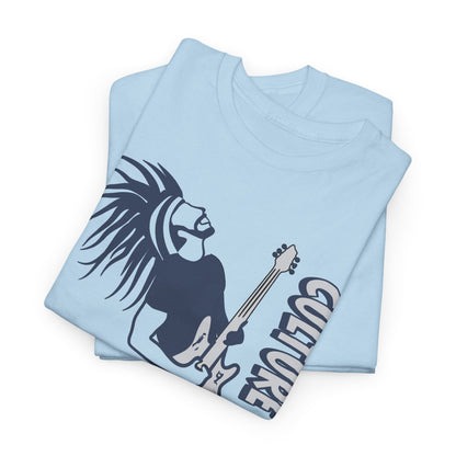 Guitarist Graphic Tee - "Culture By People" Rock Music T-Shirt