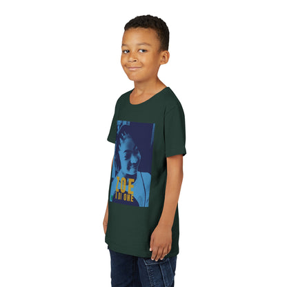 Zoe A Di One – Studio Energy Tee (Youth) | Light Sea Blue Edition
