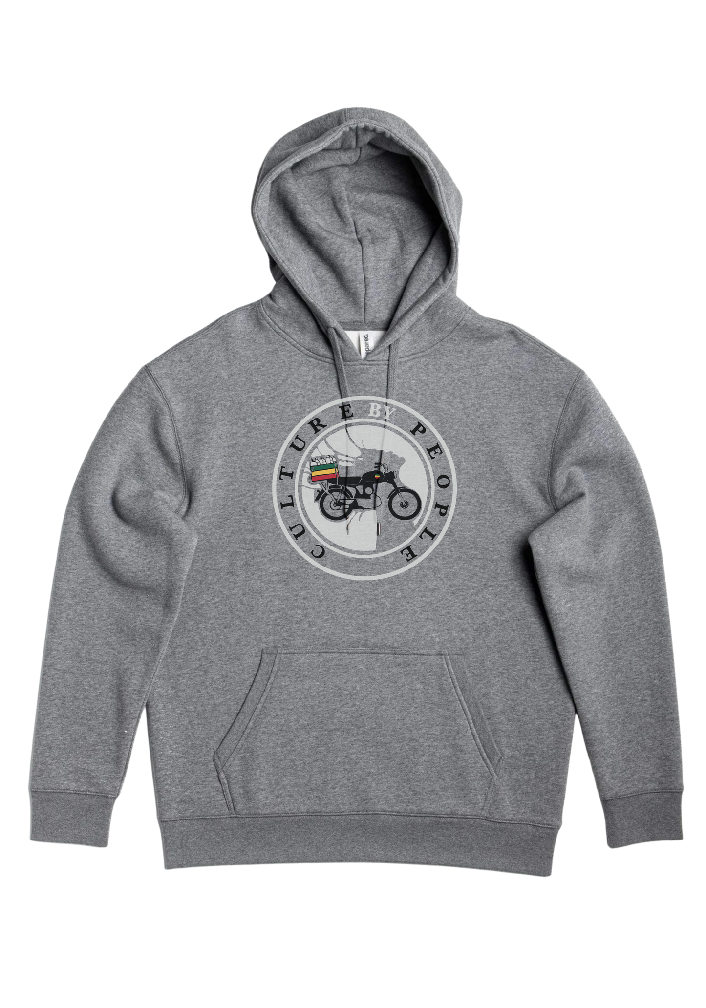 Brand Badge Heavyweight Hoodie – Hand Screen Printed | Culture by People