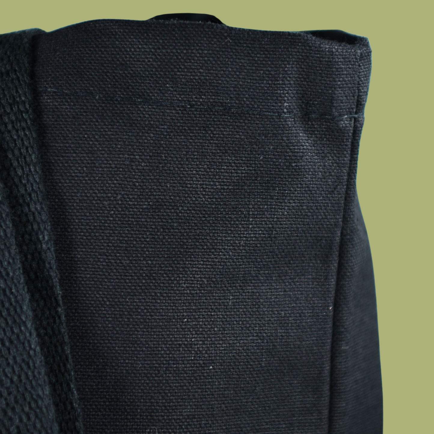 Black Steel Tote bag - From Printing Error to Fashion Statement